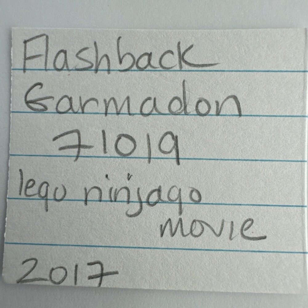 Lego Flashback Garmadon Minifigure w Base and Camera 71019 lego ninjago movie - Picture 7 of 7